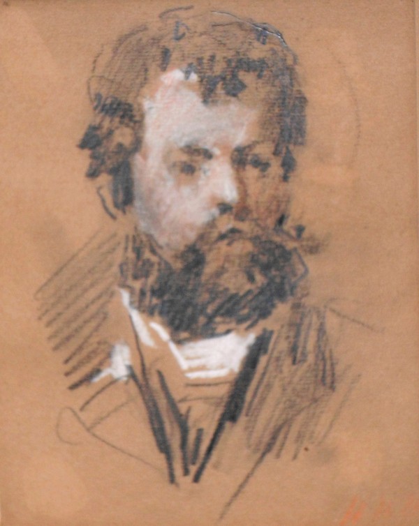 Portrait of William Morris by Hercules Brabazon Brabazon